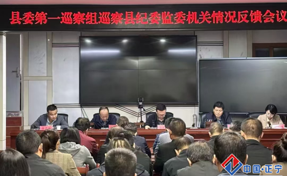 十六届正宁县委第七轮巡察完成反馈