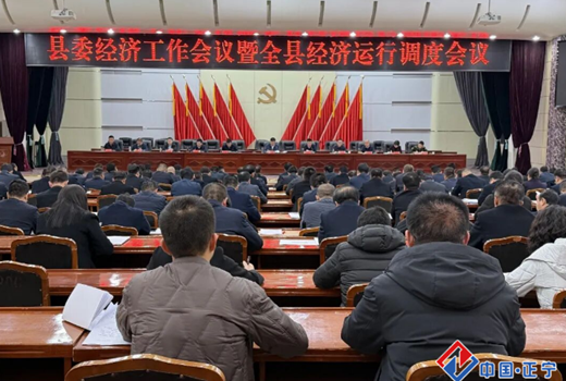 县委经济工作会议暨全县经济运行调度会议召开